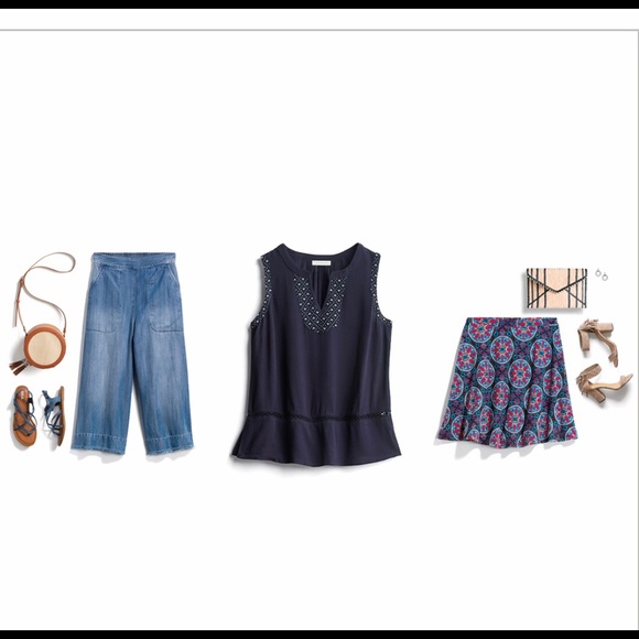 Stitch Fix Skies are Blue top - Picture 2 of 8